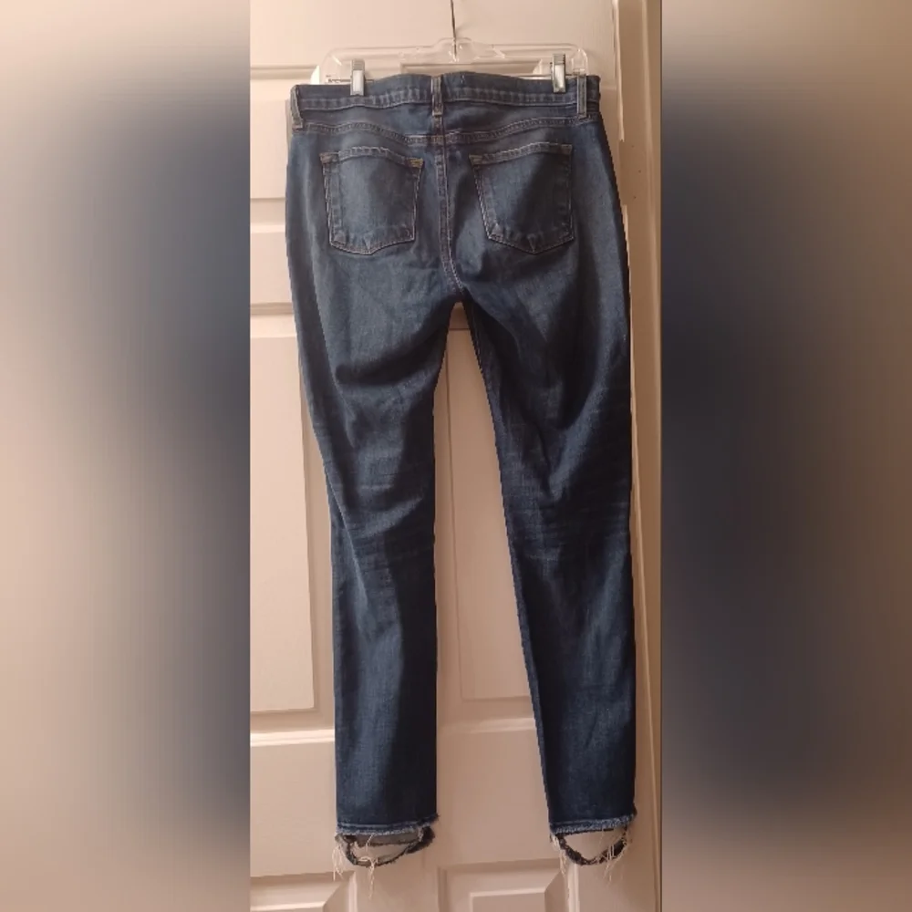 J. Brand Sz 29 Ellis Villain Distressed Destructed Ripped Skinny Jeans - Picture 3 of 16